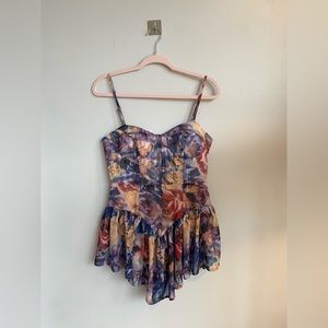 Bodysuit with ruffles